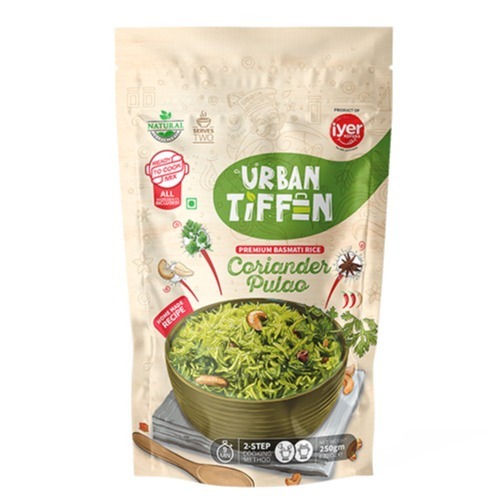 Coriander Pulao by Urban tiffin