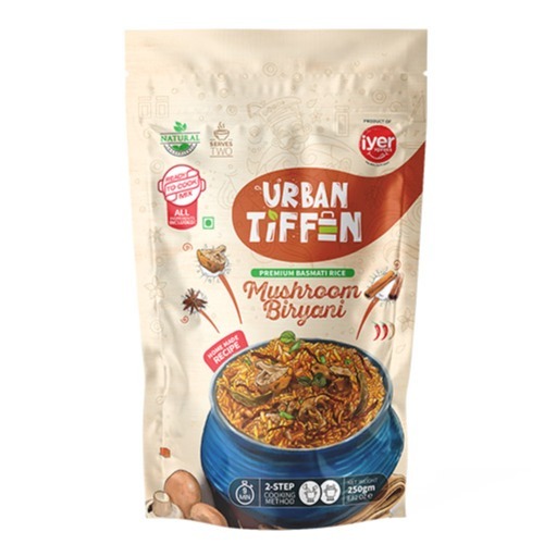 Mushroom Biriyani by Urban tiffin